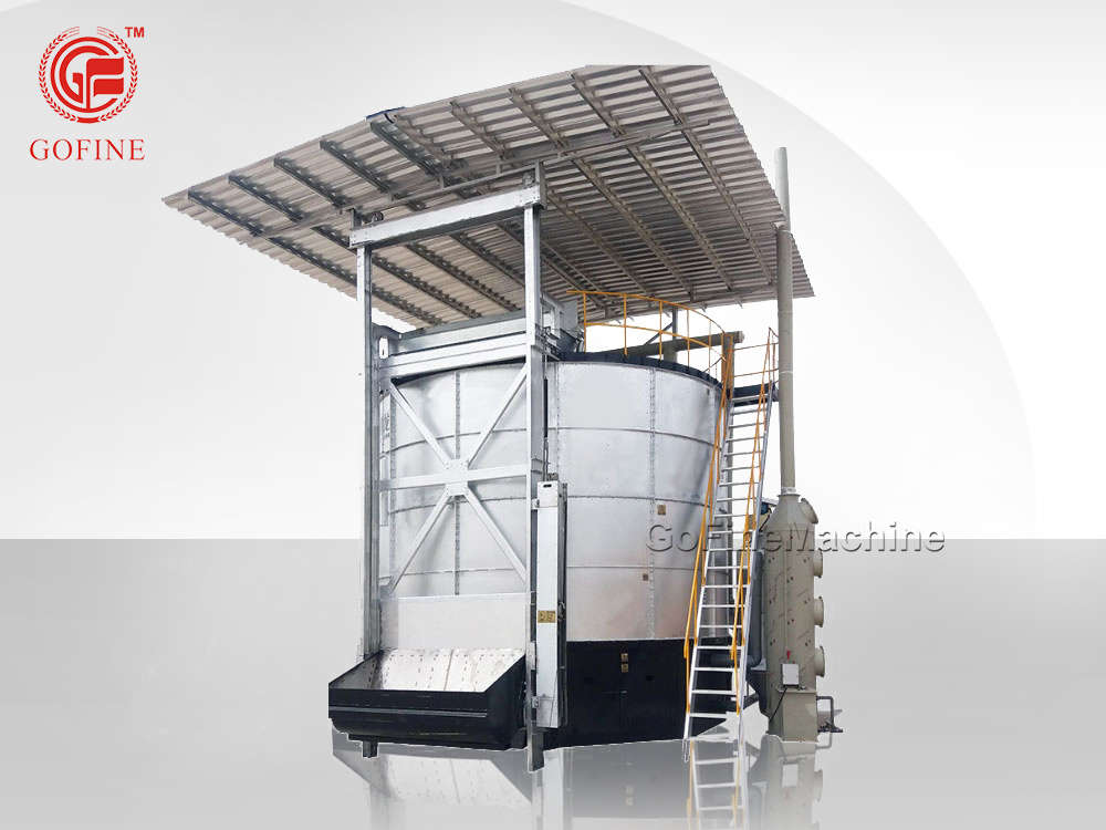 Vertical Compost Fermentation Tank Organic Fertilizer Making Machine