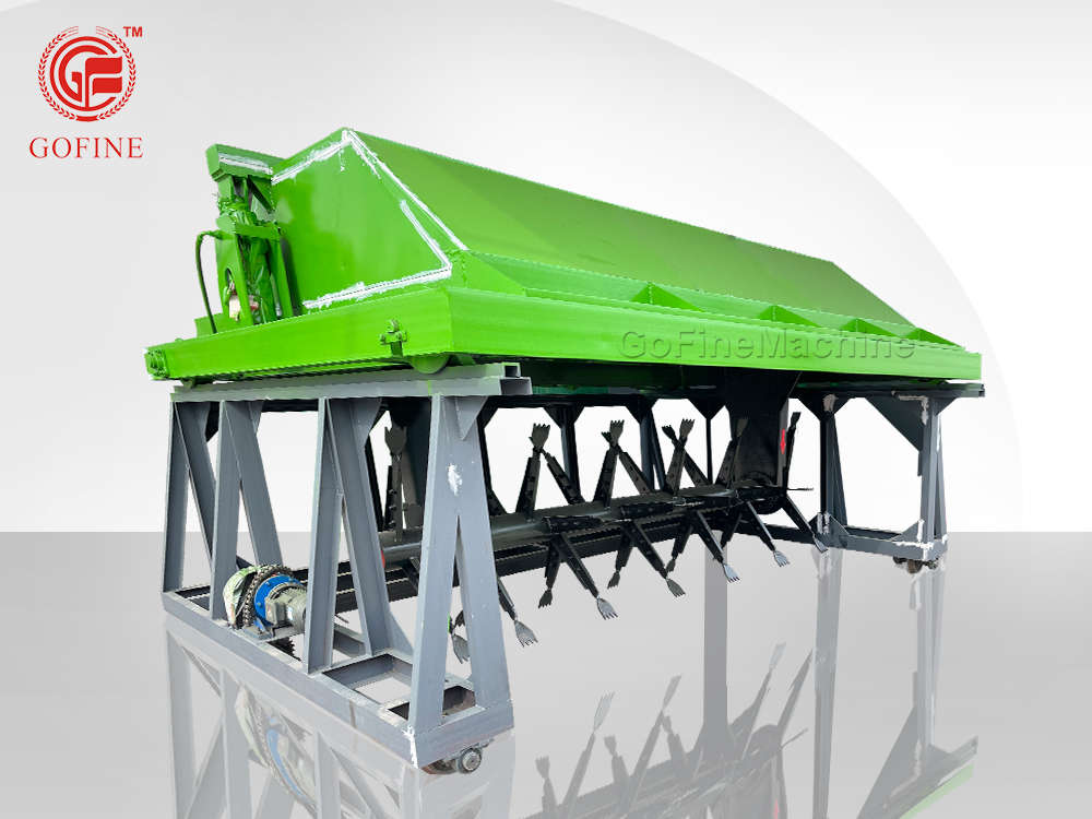 Hydraulic Lift Type Compost Turner Fermentation Fertilizer Making Machine