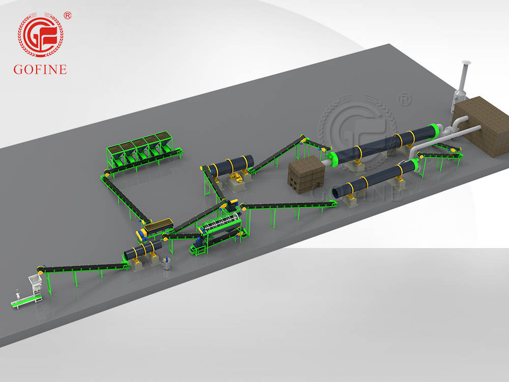 Rotary Drum Granulation Fertilizer Production Line