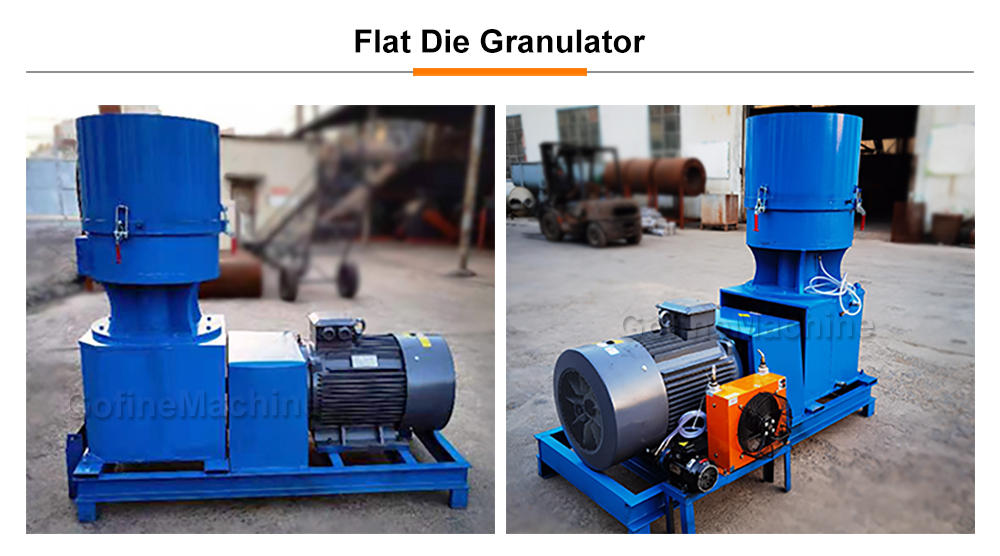 flat die pellet machine