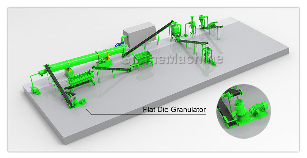 flat die pellet machine