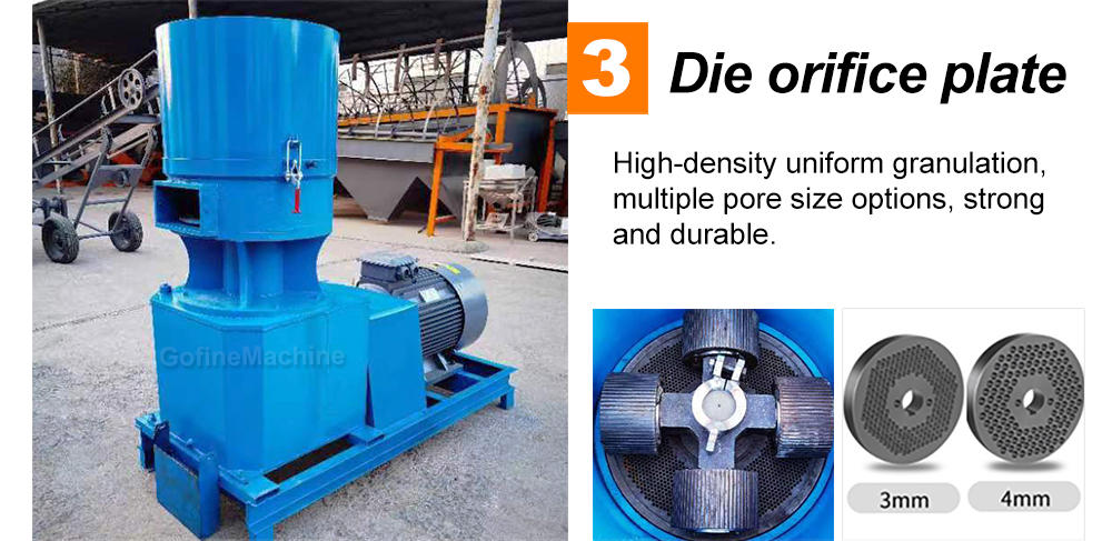 flat die pellet machine