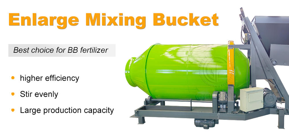 enlarge mixing bucket