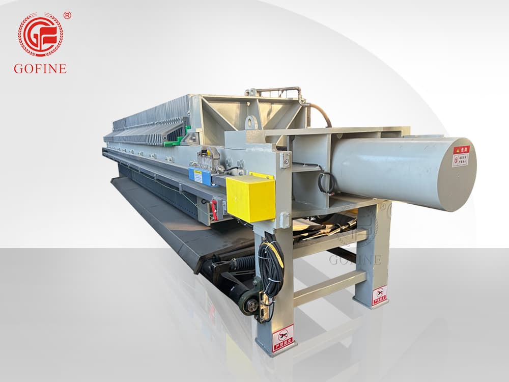 High pressure chamber filter press