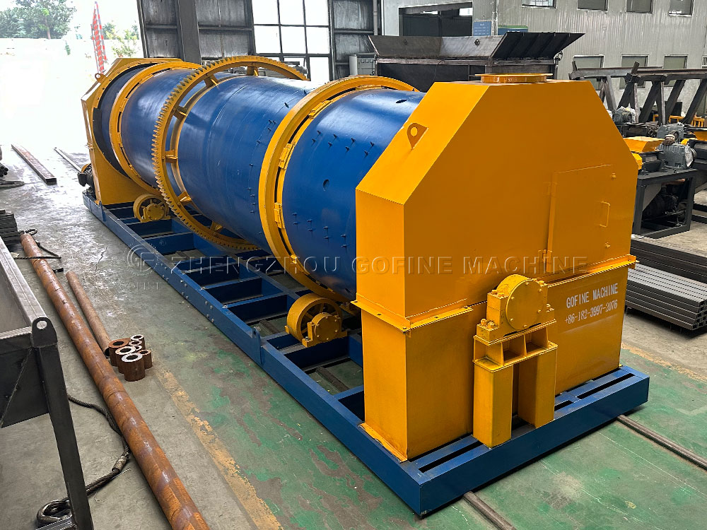 High performance rotary mixing organic compound fertilizer granulator