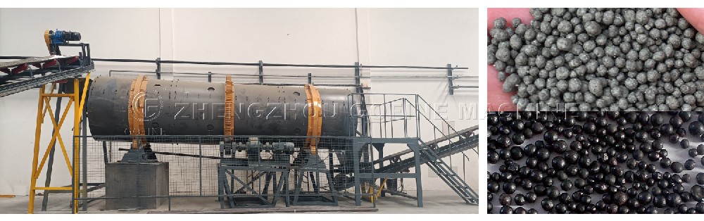 fertilizer granules coating production line