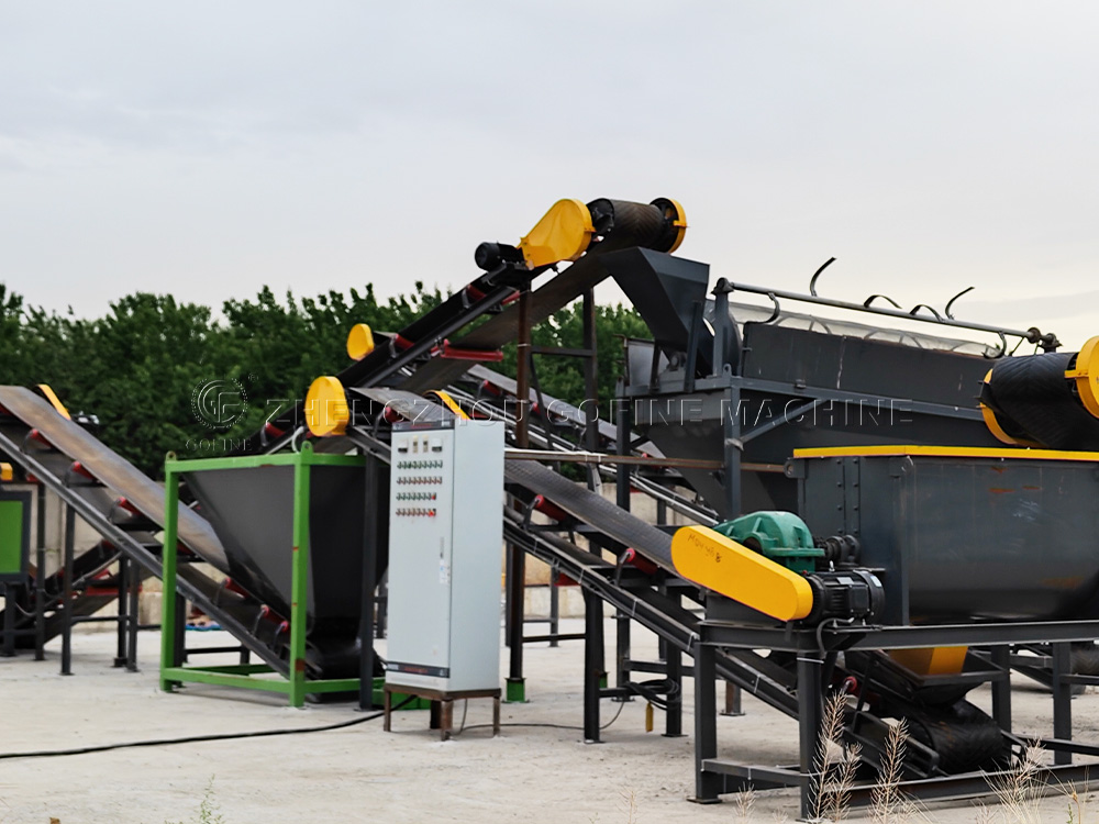 Compost extrusion granulator organic fertilizer production line