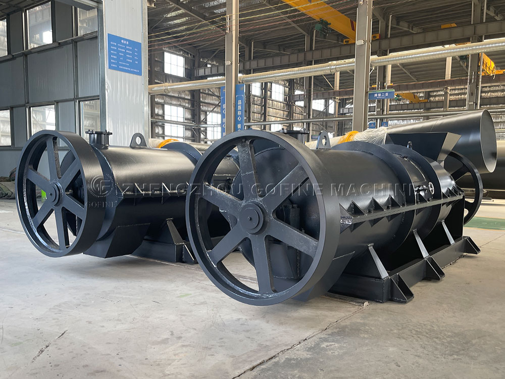 2-3t/h organic fertilizer Stirring tooth granulator machine working process