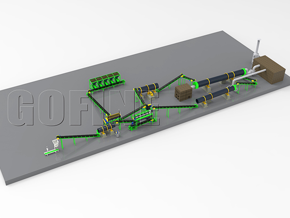 High-quality chicken manure organic fertilizer pellet production equipment and technology